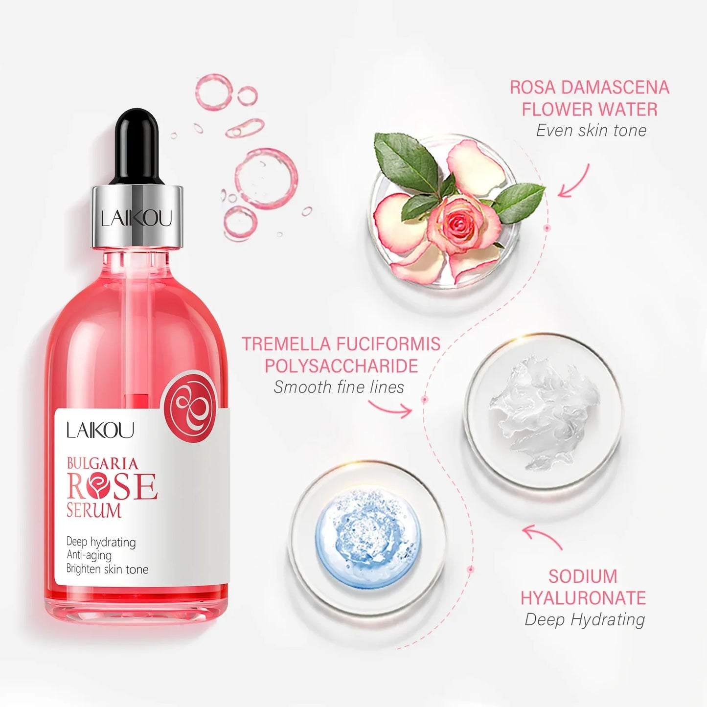LAIKOU Sakura Face Serum – Moisturizing & Brightening 100ml