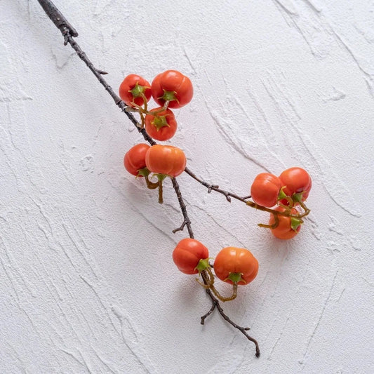Artificial Pumpkin Branch | Handmade Foam Fall Decor 51cm Artificial Fall Decor Oasis Select Orange 4XL