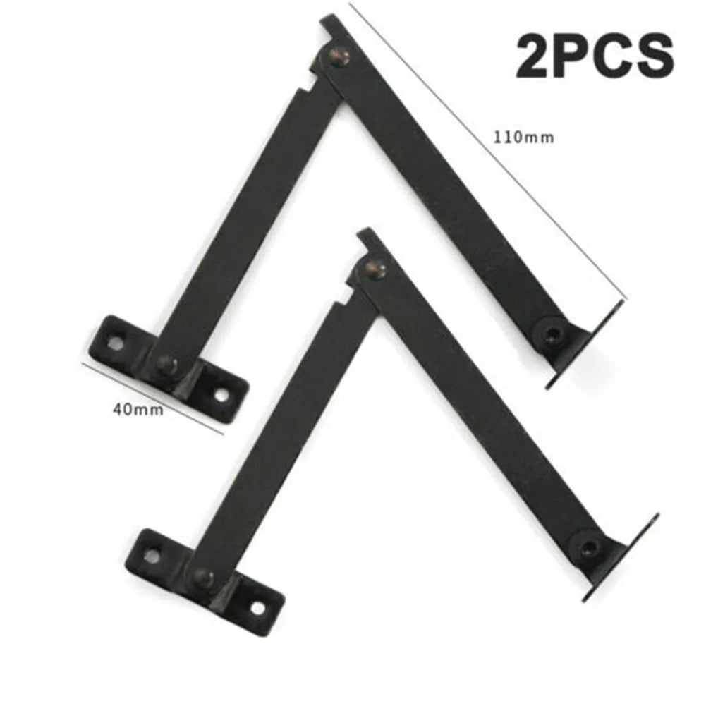 2pcs Antique Bronze Lid Support Hinges | Jewelry Box & Chest