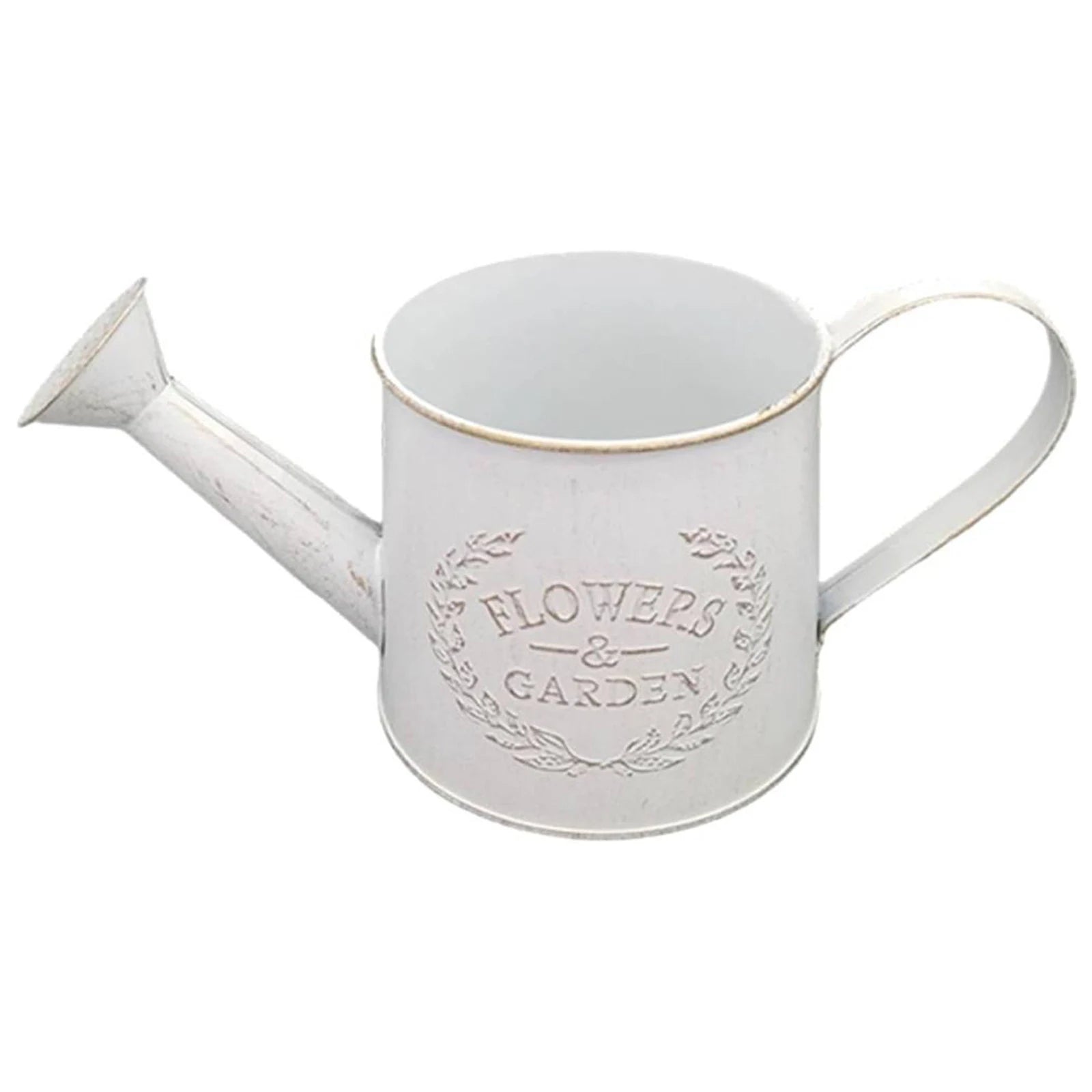 Metal Garden Watering Can with Handle Small Garden Watering Bucket Vintage Garden Watering Pot for Succulents and Indoor Plants Peaceful Pleasures Health and Wellness