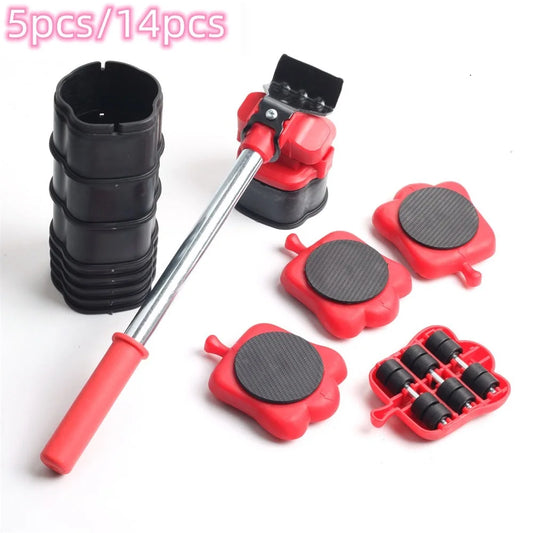 Heavy Duty Furniture Lifter Mover Set with Carpet Sliders Peaceful Pleasures Health and Wellness