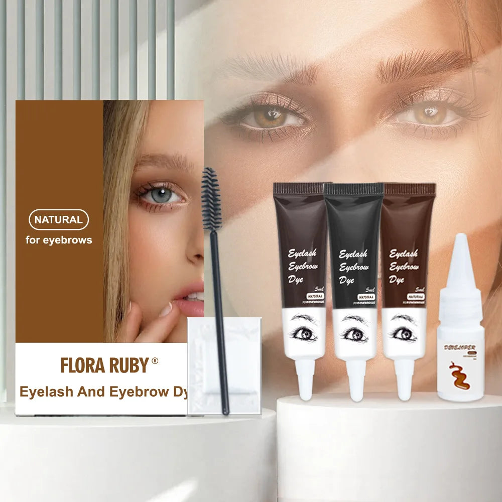 Semi-Permanent Waterproof Eyebrow Dye Cream | Long-Lasting
