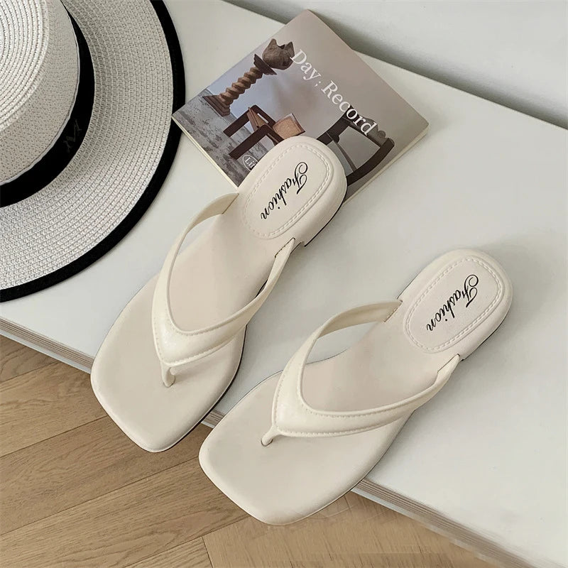 Women's Lightweight Flat Flip-Flop Slippers | Non-Slip Sandals