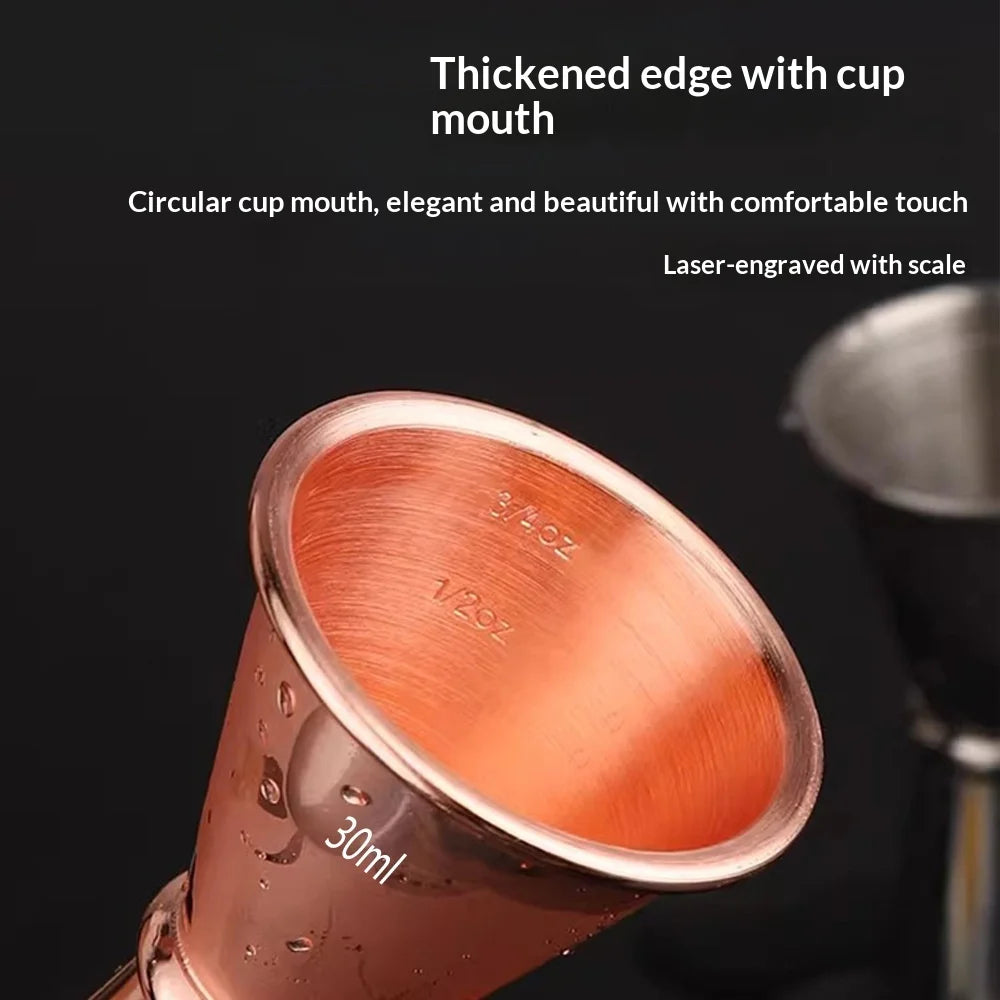 2026 New Dual Shot 304 Stainless Steel Measure Cup Cocktail Shaker Drink Spirit Measure Jigger Kitchen Bar Barware Tools Peaceful Pleasures Health and Wellness