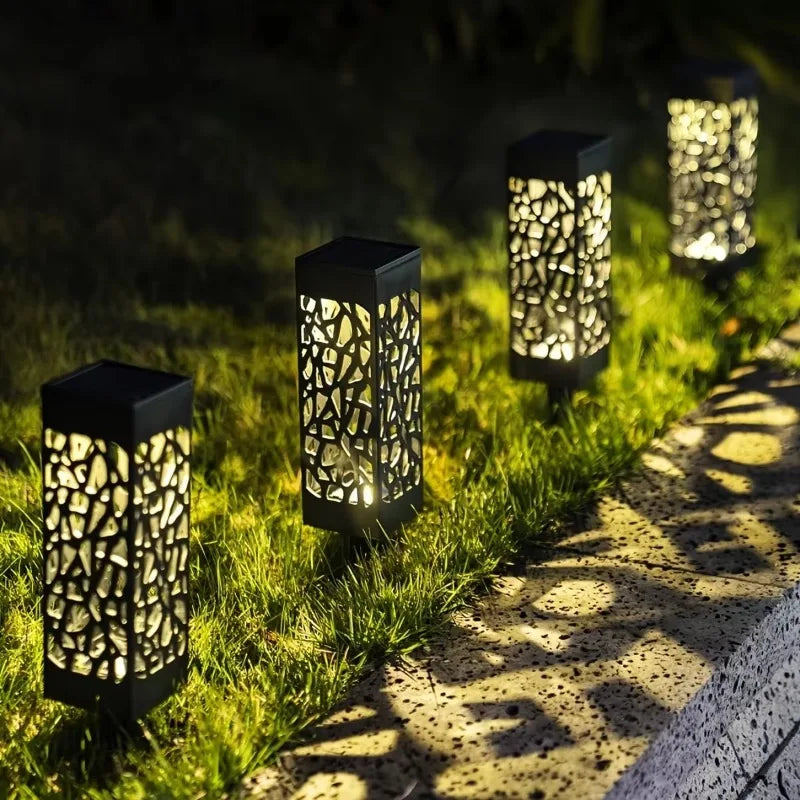 Solar Garden Stake Lights | LED Dusk to Dawn, IP65 Waterproof