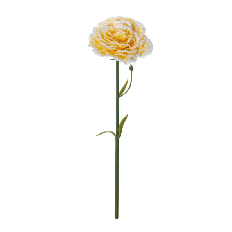 Silk Carnation Artificial Flowers 4/8pcs – Wedding & Home Decor