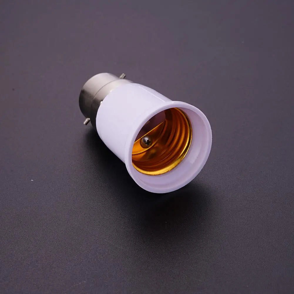 Bayonet to Screw Lamp Light Socket Bulb Base Spliter Extension Adapter LED Corn Bulb Led Lamp Adapter B22 To E27 Bulb Sockets Peaceful Pleasures Health and Wellness