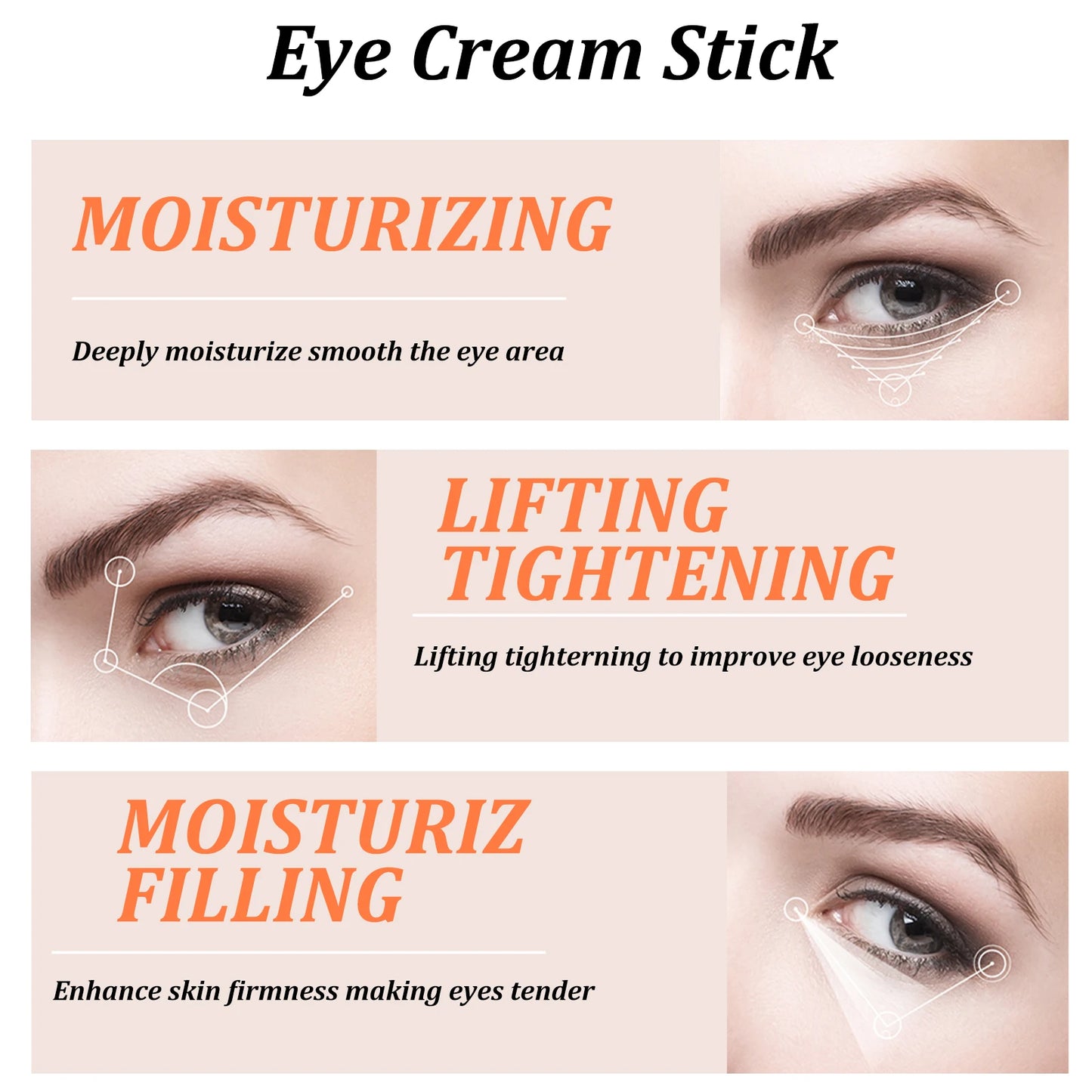 Snail Eye Cream Stick – Dark Circles, Wrinkles & Puffiness Peaceful Pleasures Health and Wellness