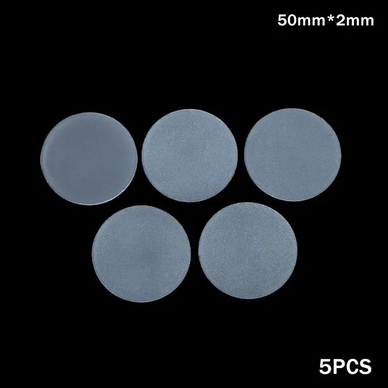 5PCS Matte Glass Round Flat Semitransparent Frosted Glass Lampshade For LED Lamp Down Light Flashlight Accessories Peaceful Pleasures Health and Wellness A5