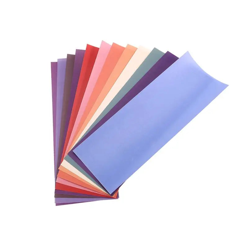 A36T-12 Pcs 12X4.5Inch Solid Color Sublimation Transfer Sheets For Tumbler T-Shirts Mugs DIY Sublimation Transfer Paper Peaceful Pleasures Health and Wellness