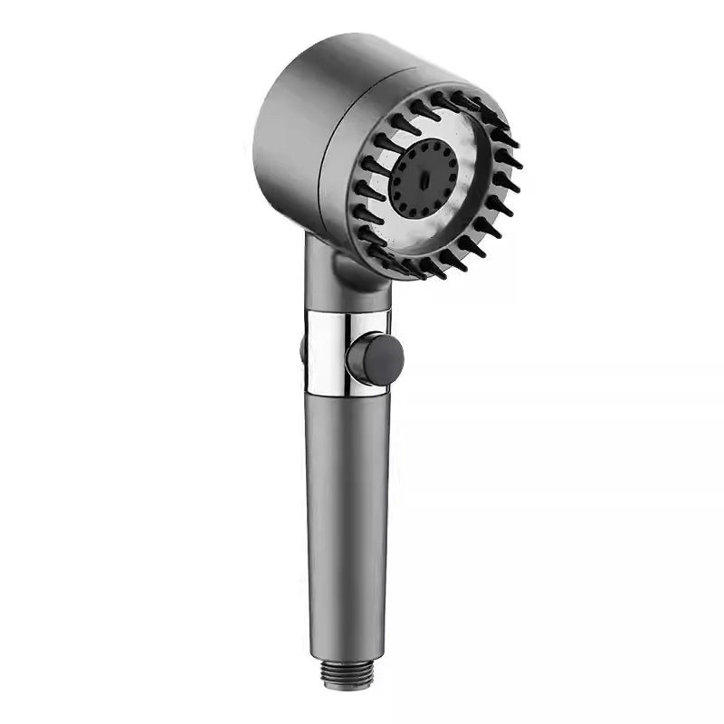 3-Mode High Pressure Filter Shower Head with Massage Brush