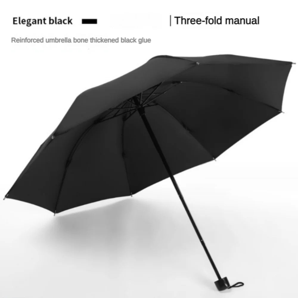 Windproof Travel Umbrella – Compact UV Protection Folding