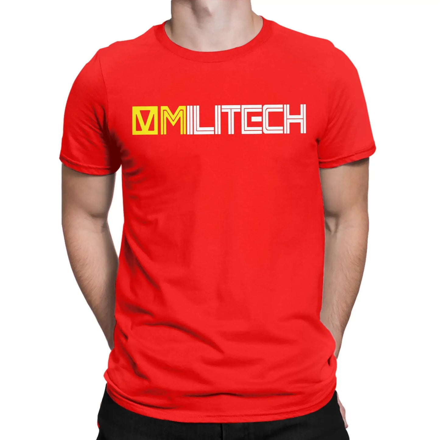 2077 T Shirt Men's Pure Cotton Vintage T-Shirt Round Collar Cyber Tech Punk Game Tees Short Sleeve Clothing 4XL 5XL Peaceful Pleasures Health and Wellness Red S