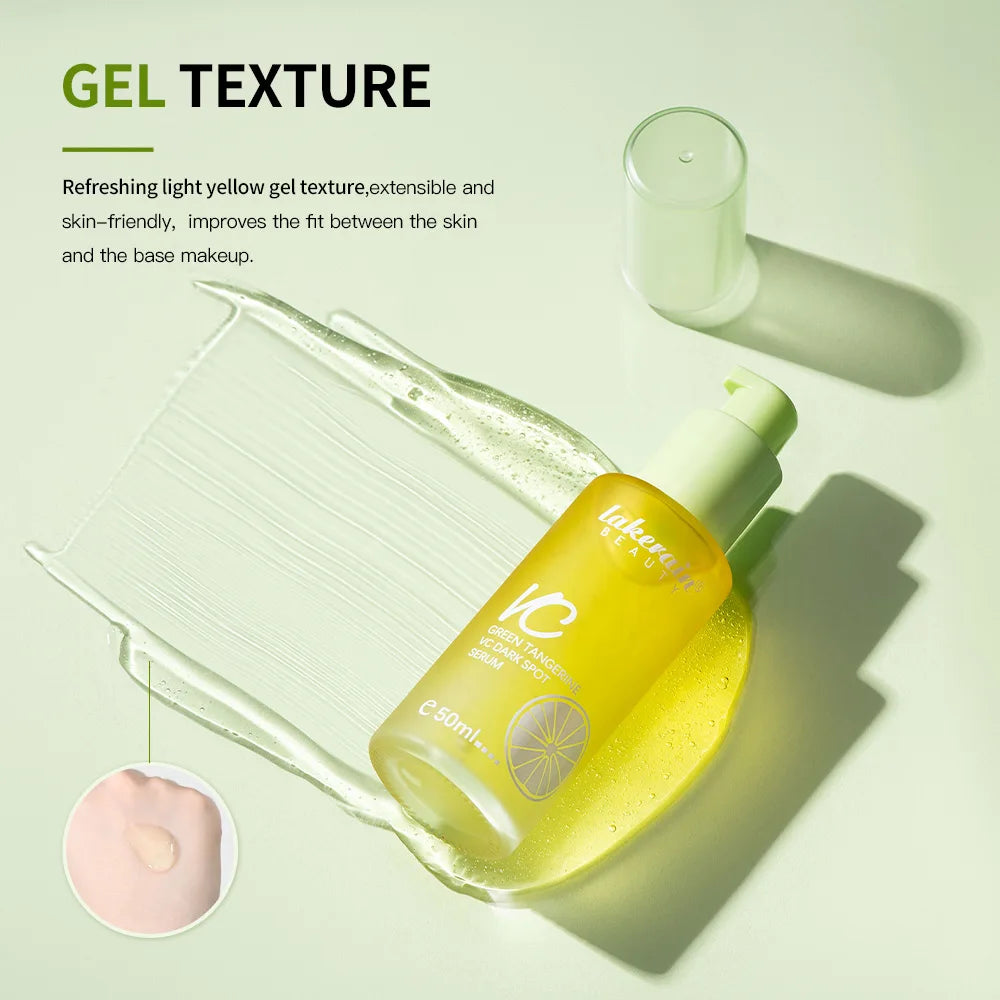 50ml Vitamin C Dark Spot Care Serum Whitening Brightening the Skin Facial Spot Essence Green Tangerine VC Serum SkinCare Peaceful Pleasures Health and Wellness