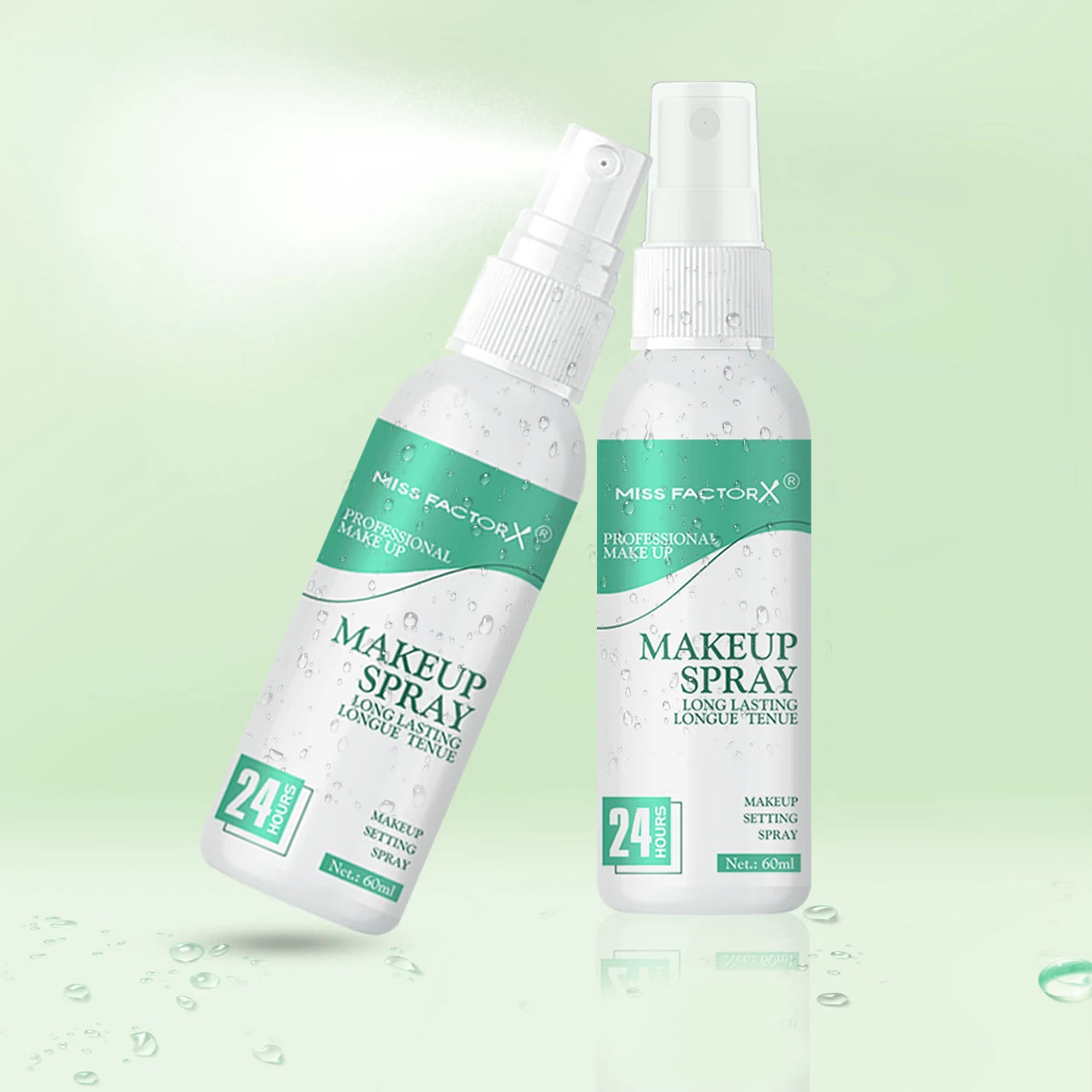 Waterproof Makeup Spray Face Set Lasting Award winning Makeup Spray Anti-smudge and Makeup Off Natural finish Peaceful Pleasures Health and Wellness face setting