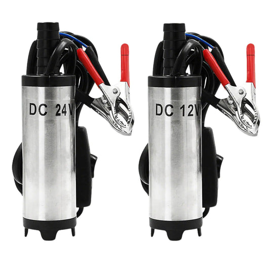 12V/24V Portable Oil & Fluid Transfer Pump – 38mm Heavy Duty Oil Transfer Pump Peaceful Pleasures Health and Wellness