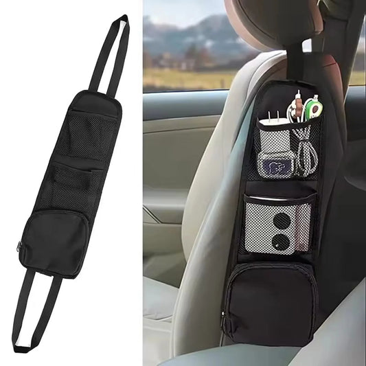 Universal Car Seat Side Organizer Multi-Pocket Automotive Front Seat Organizer for Cars SUV & Truck Peaceful Pleasures Health and Wellness