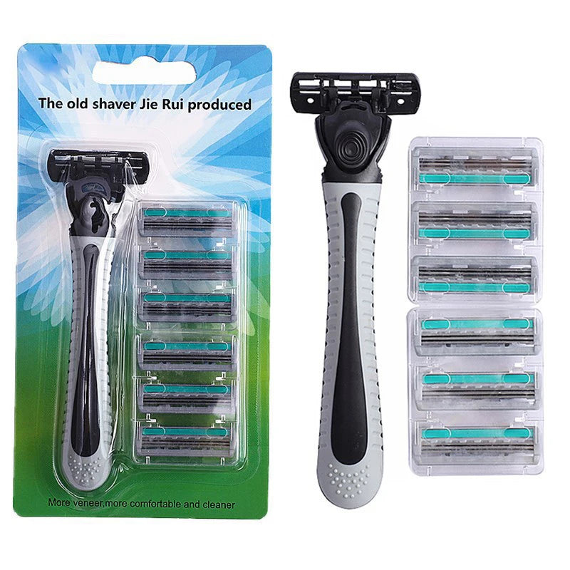 Men's Triple Blade Manual Razor | 19 Replacement Heads