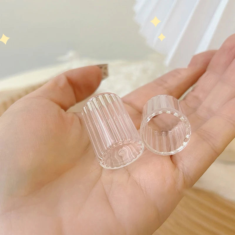 Crystal Glass Dappen Dish Nail Cup | Acrylic Liquid Bowl