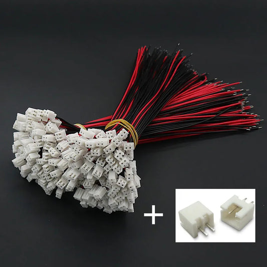 50 SETS JST XH 2.5-2 Pin Battery Connector Plug Female & Male with 200MM Wire Peaceful Pleasures Health and Wellness Default Title