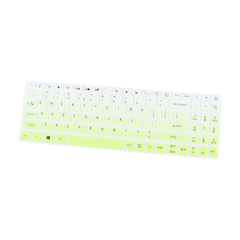 Notebook Keyboard Cover Keyboard Cover Protector Keyboard Skin Laptop Keyboard Cover Peaceful Pleasures Health and Wellness light green