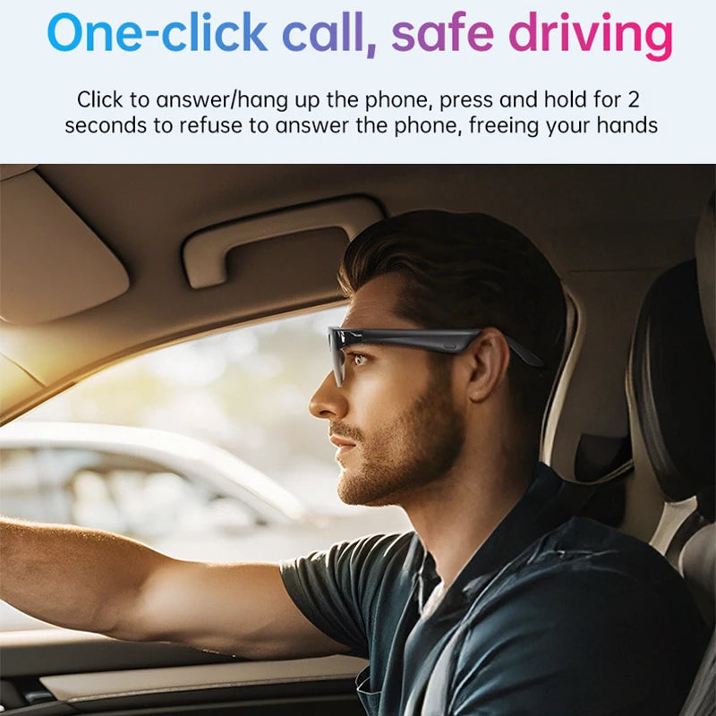 COTAUL AI Smart Glasses Bluetooth 5.3 Translation & Music
