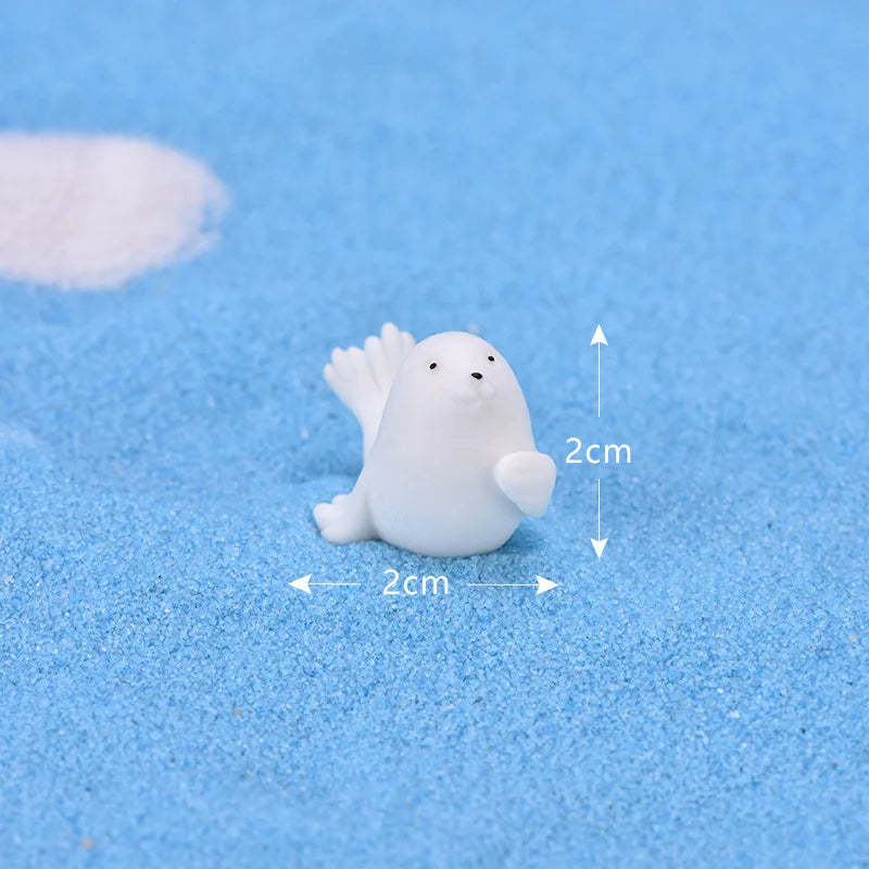 Mini Resin Bunnies Miniature Figures Little Rabbit Ornament Micro Landscape Dollhouse Decoration Crafts Living Room Decoration Peaceful Pleasures Health and Wellness type6