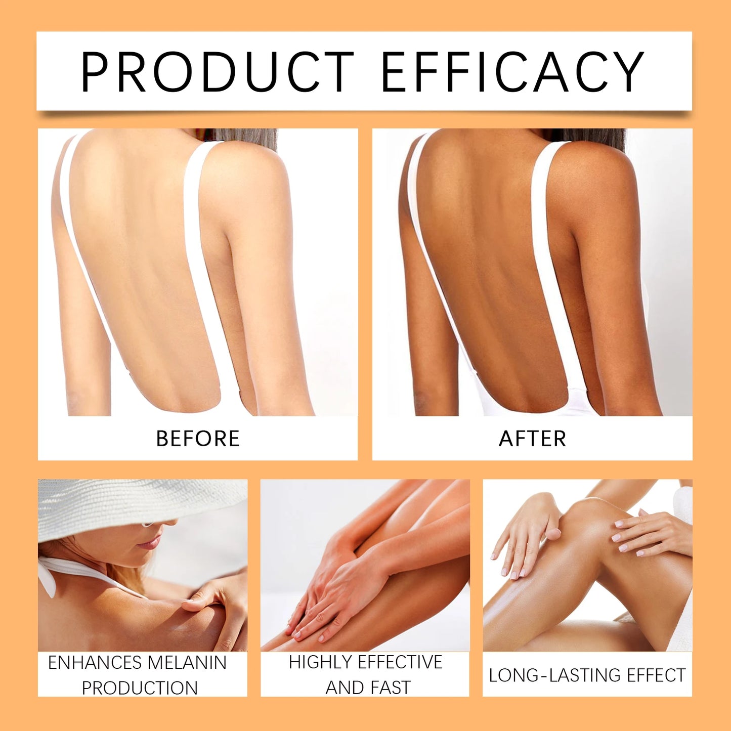 OceAura Bronzing Tanning Gel – Sunless Glow for Face & Body