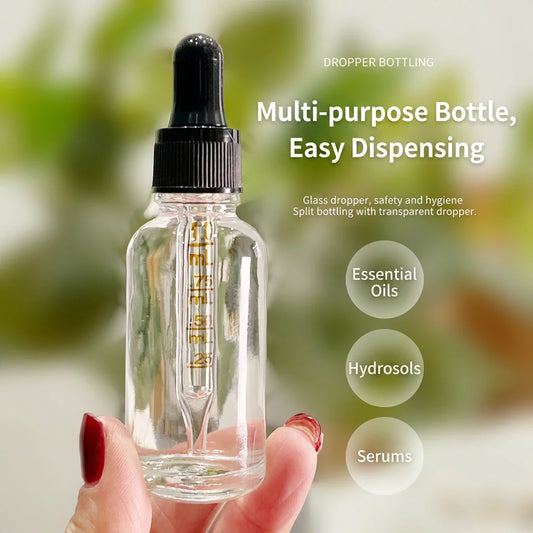 Glass Dropper Bottles – Refillable Serum & Essential Oil Vials Glass Dropper Bottle Oasis Select
