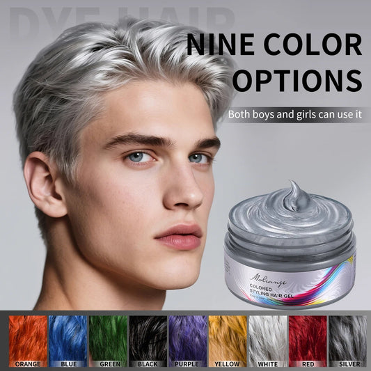Hair Dye Styling Wax | Long-Lasting Color, Multiple Shades, Men & Women Peaceful Pleasures Health and Wellness