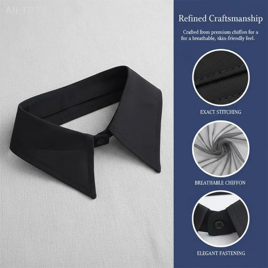 Detachable False Collar for Women – Lapel Shirt Accessory Detachable False Collar Peaceful Pleasures Health and Wellness
