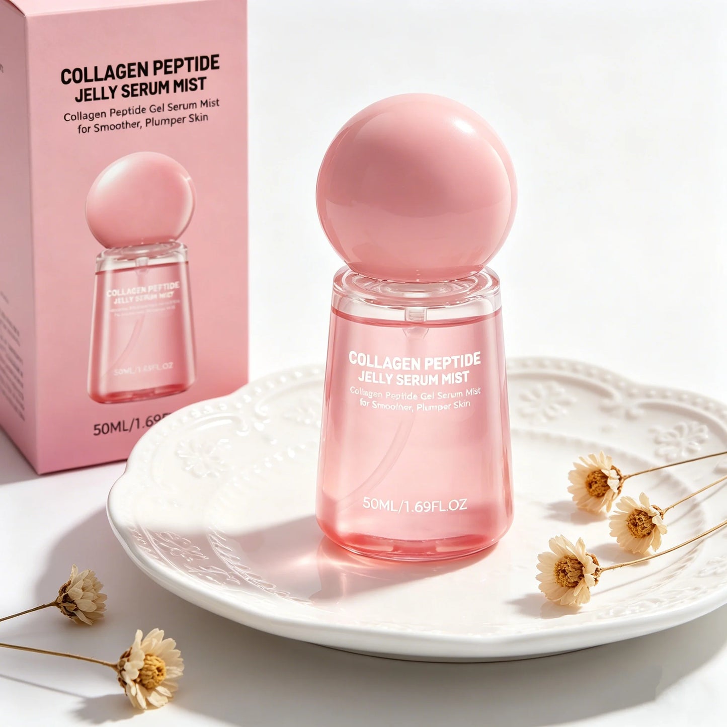 Jelly Face Essence Mist | Collagen Moisturizing Serum Spray 50ml