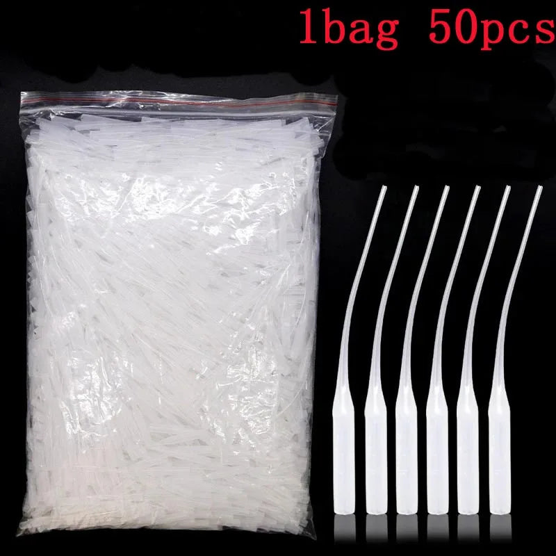Glue Tips, 100pcs Plastic Glue Micro-Tips Glue Extender Precision CA Glue Applicator for Arts Crafts Hobby Projects Guitar Peaceful Pleasures Health and Wellness 1bag 50pcs