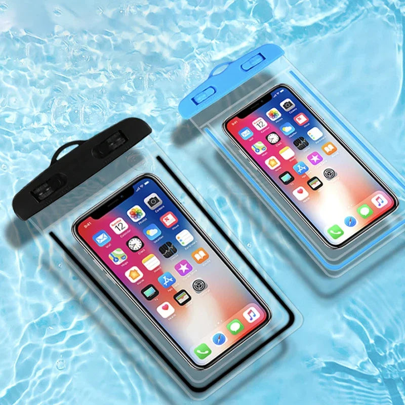 Waterproof Phone Pouch – Glow-in-Dark Dry Bag for Swimming