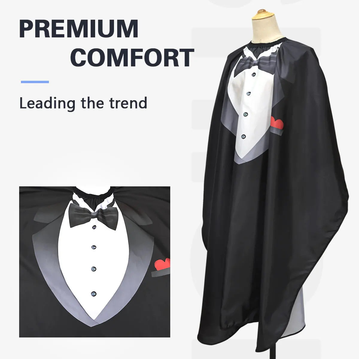 Hairdressing Western-Style Pattern Cutting Hair Cape, Waterproof & Antistatic Salon Barber Cape, Stylist Aprons for Haircut Peaceful Pleasures Health and Wellness