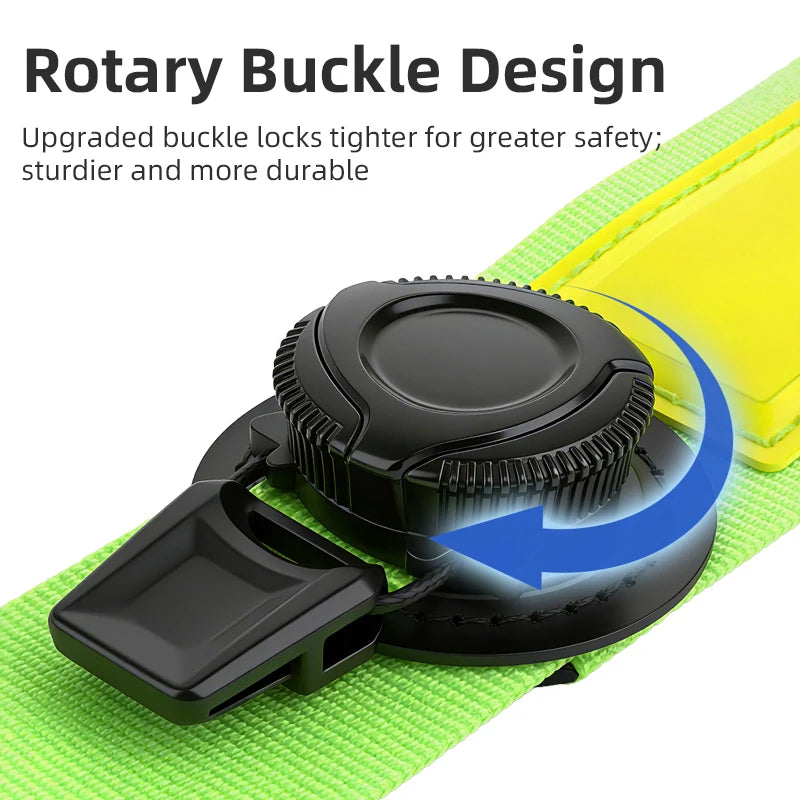Reflective Cycling Ankle Strap – Adjustable Night Safety Band Cycling Ankle Strap Peaceful Pleasures Health and Wellness