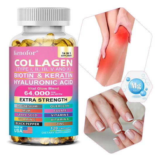 Kenofor Complex Collagen Capsules – Skin, Hair, Nails & Joints Collagen Supplement Oasis Select
