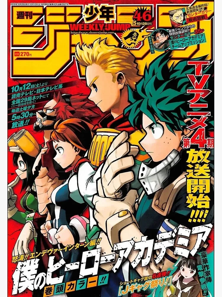 Japanese Anime My-Hero-Academia Poster Cartoon Manga Canvas Painting Wall Art Pictures Home Kids Room Decor Gift Peaceful Pleasures Health and Wellness 30X40CM A7