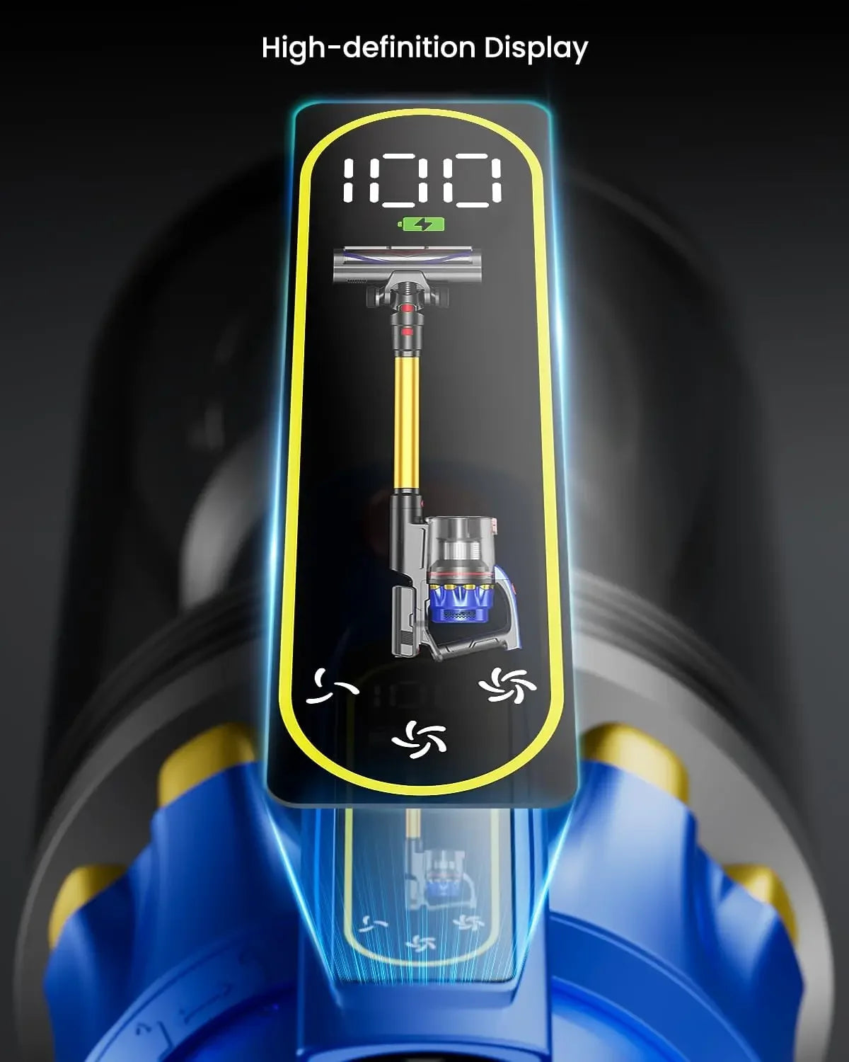 Cordless Vacuum Cleaner 650W 55KPA 70Mins, Self-Standing Stick Vacuum with Removable Battery for Pet Hair and All Floors Peaceful Pleasures Health and Wellness