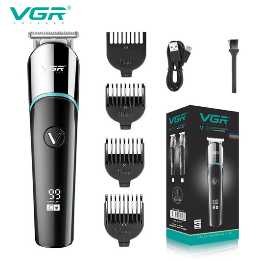 VGR V-291 Rechargeable Hair Clipper Beard Trimmer Cutting Machine Professional Electric Hair Trimmer Cordless for Men Peaceful Pleasures Health and Wellness V-291