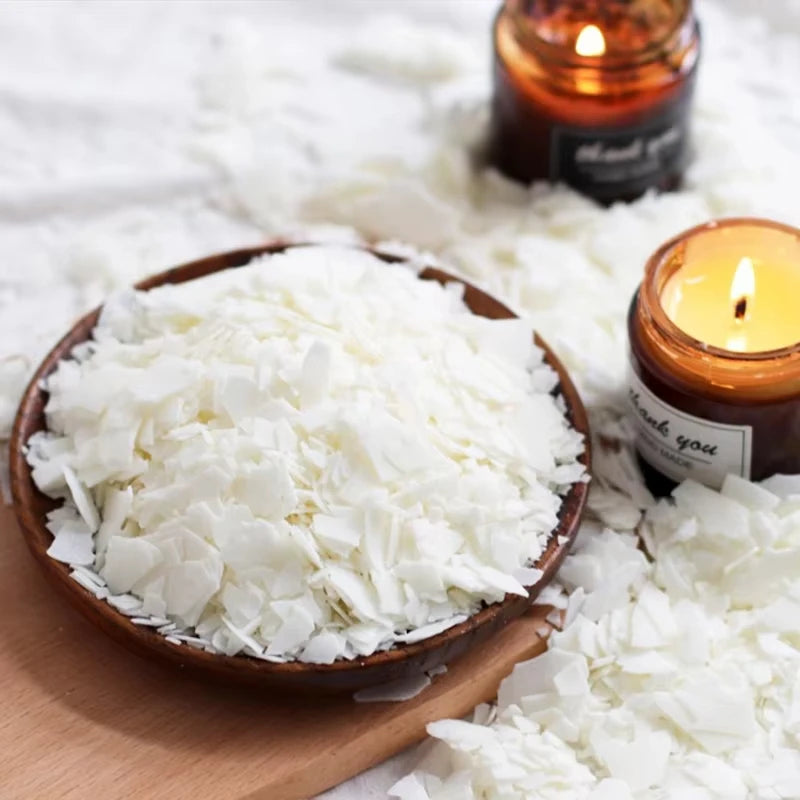 1kg/500/250/100g Pure Soy Wax for Handmade Candles Pre-Core Pigments Aromatherapy Material DIY Crafting Supplies Peaceful Pleasures Health and Wellness