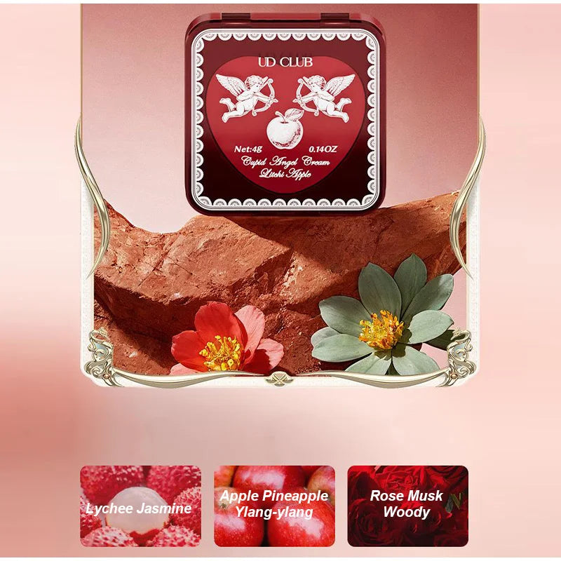 Cupid Perfume Eros Long-lasting Fragrance Fresh Floral Fruity Fragrance Strawberry Gardenia Apple Unisex Daily Solid Perfume Hot Peaceful Pleasures Health and Wellness