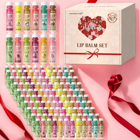 120pcs holiday gift box lipstick set moisturizing moisturizing and shiny Valentine's Day gift, luxury gift for women, and gift f Peaceful Pleasures Health and Wellness