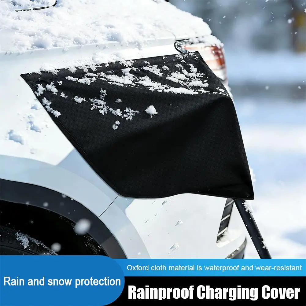 EV Charger Port Cover Rainproof Magnetic Charging Port Cover Snow Rain Sun Protection for Electric Cars Outdoor Waterproof Peaceful Pleasures Health and Wellness