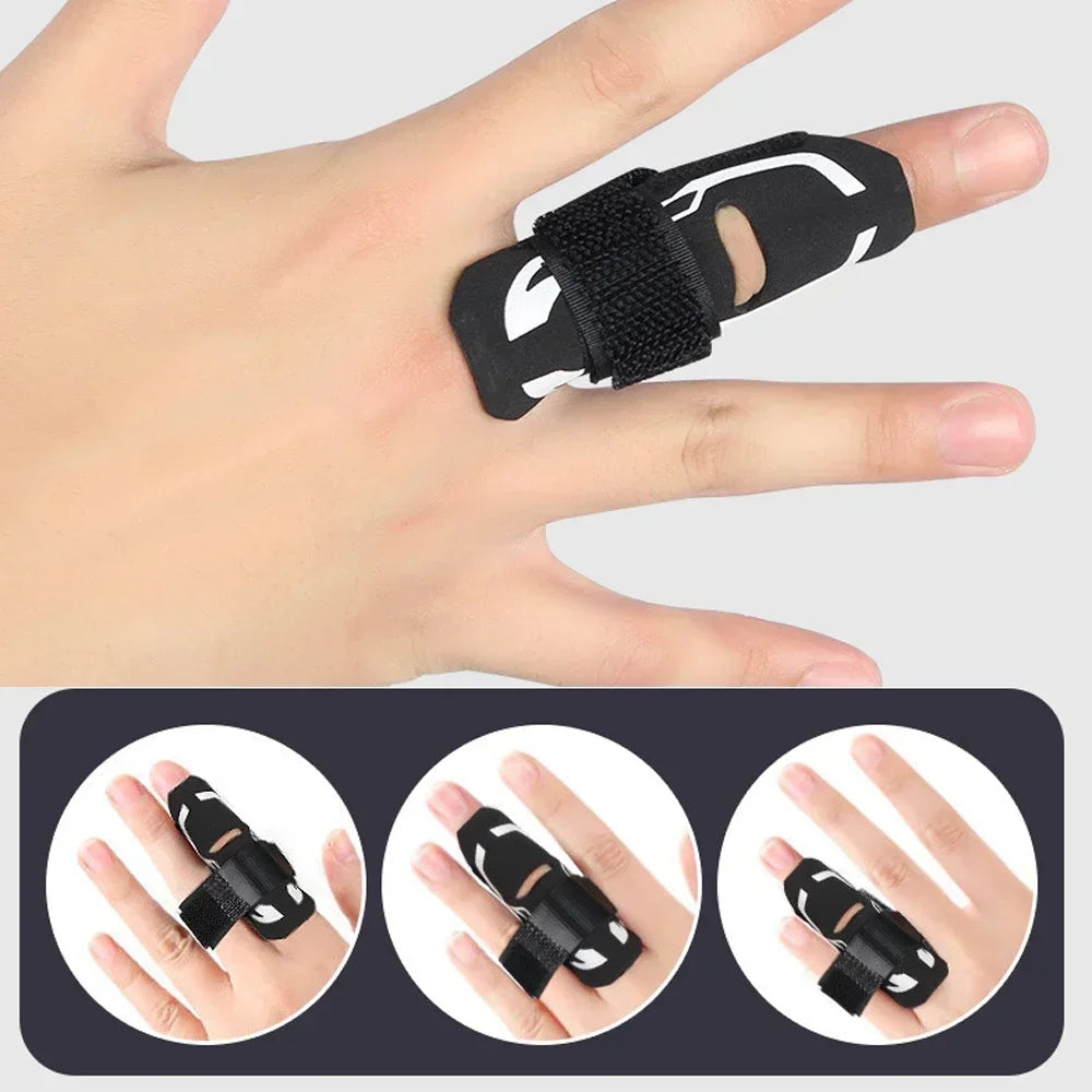 1PCS Finger Sleeves Protectors,Finger Buddy Bands Adjustable Trigger Finger Brace Splint Support for Sport Basketball Baseball Peaceful Pleasures Health and Wellness
