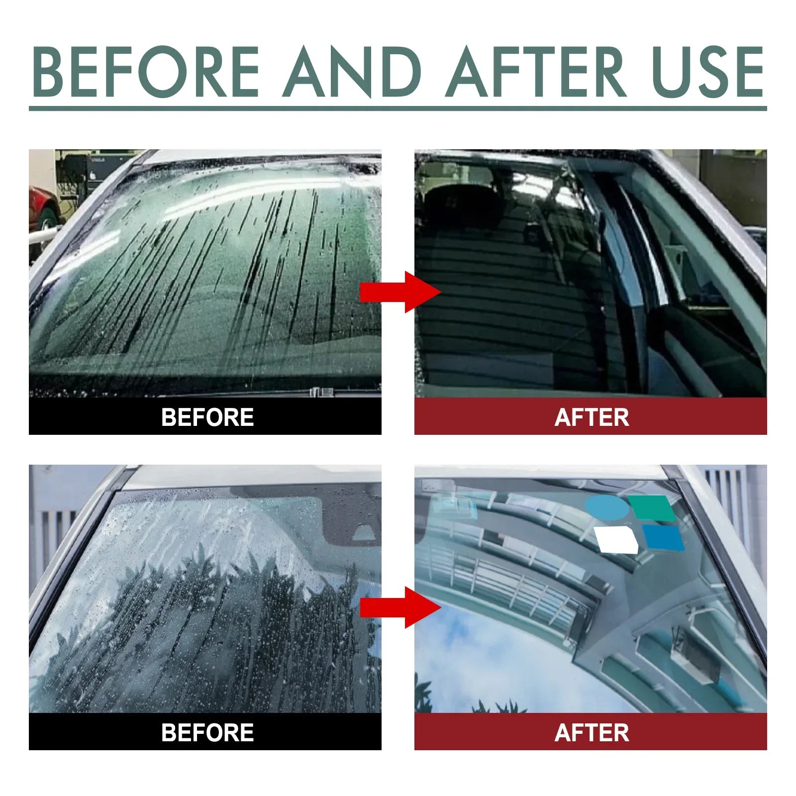 Automobile Windshield Spray Rearview Mirror Windshield Cleaning Stain Hydrophobic Water Repellent Antifogging Agent Peaceful Pleasures Health and Wellness