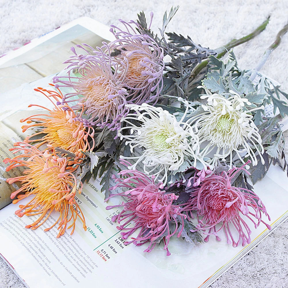 Artificial Pincushion Crab Claw Flowers | Wedding & Home Decor