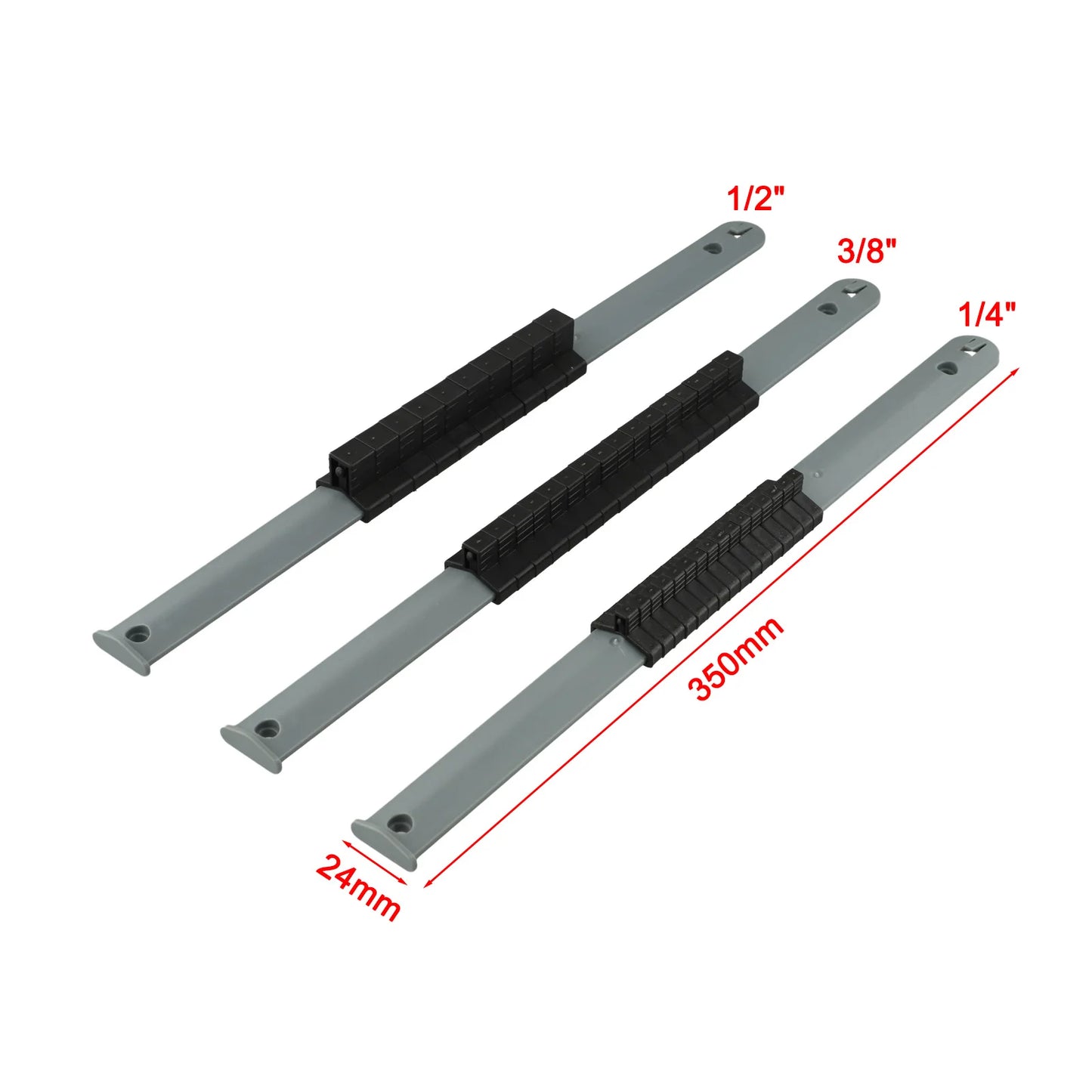 1 Socket Rack Holder Storage Organizer Tray Rail 4 3 8 Storing Loose