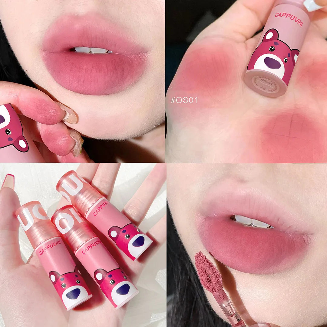 ZYXUAQIR Peach Pink Matte Liquid Lipstick | Velvet Lip Gloss