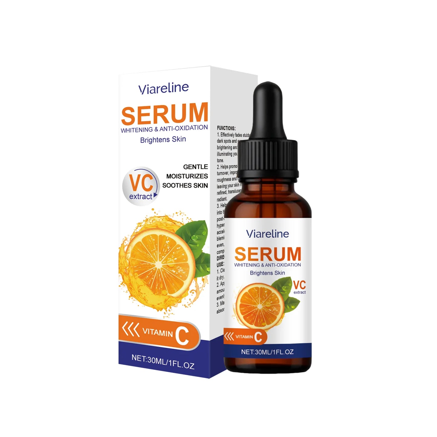 Viareline Vitamin C Facial Serum – Brighten & Fade Acne Marks